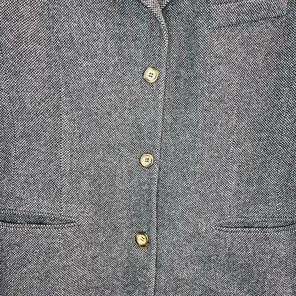 L.L. Bean Vintage Women's Wool Cashmere Blend Blazer Size 10R (Flaw) Academia - Picture 5 of 8